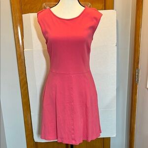 New York & Company Coral color A-Line Mini Dress